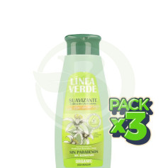 Pack 3x Balsamo Capelli Rovinati 350Ml. Linea Verde