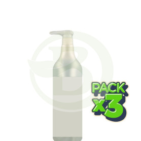 Pack 3x Champú Menta Piperita 1Lt. Kunda