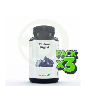 Pack 3x Carbon Digest 815 Mg 60 Perlas Ebers