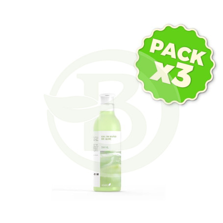 Pack 3x Gel Baño Aloe Vera 500 Ml Ebers