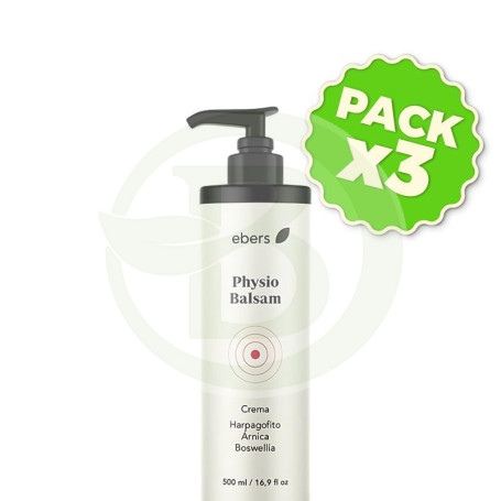 Pack 3x Physio Balsam 500 Ml Ebers