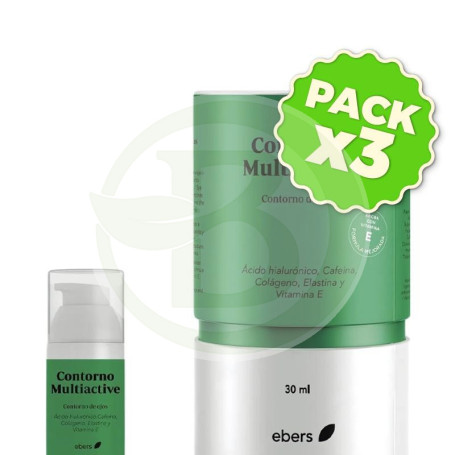 Pack 3x Contorno De Ojos Multiactive 30Ml Ebers