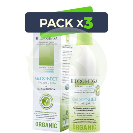 Pack 3x Gel Syndet 400 Ml Hidromega