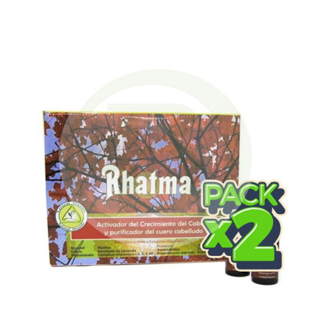 Pack 2x Activador Crecimiento del Cabello 30Ml. Rhatma