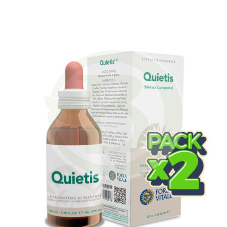 Pack 2x Melisa Composta (Quietis) 100Ml. Forza Vitale
