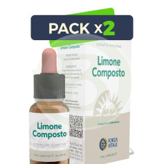 Pack 2x Limone Composto 10Ml. (Hierro) Forza Vitale