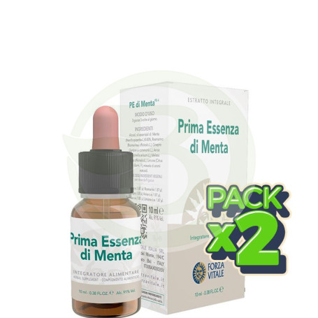 Pack 2x Primera Esencia de Menta 10Ml. Forza Vitale