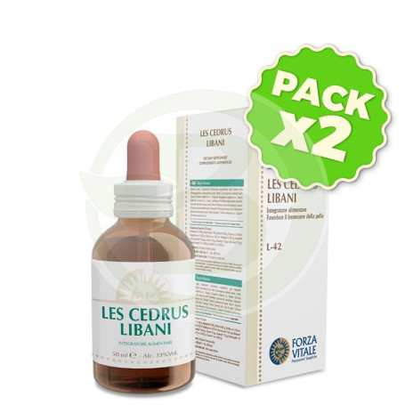 Pack 2x Les Cedrus Libani 50Ml. Forza Vitale