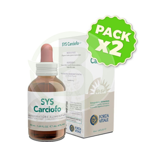Pack 2x SYS Carciofo 50Ml. Forza Vitale
