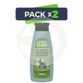 Pack 2x Champú Balsámico Uso Frecuente 400Ml. Linea Verde