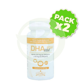 Pack 2x Dha Vital Star 60 Perlas Jellybell