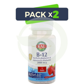 Pack 2x Methylcobalamin 1.000Mcg. 60 Comprimidos Kal
