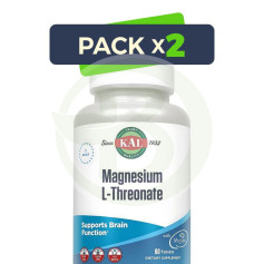 Pack 2x L-Threonate Magnesium 60 Compresse Kal