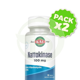 Pack 2x Nattokinase 100Mg 30 Comprimidos Kal
