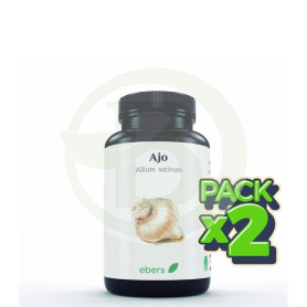 Pack 2x Ajo 500Mg 100 Perlas Ebers