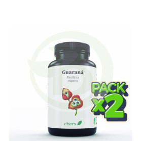 Pack 2x Guarana 500 Mg 60 Cáps Ebers