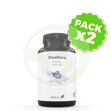 Pack 2x Pasiflora 500 Mg 60 Comp Ebers