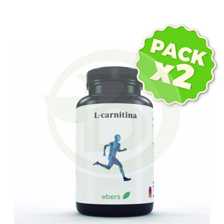 Pack 2x L-Carnitina 500 Mg 60 Cáps Ebers