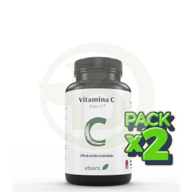Pack 2x Vitamina C (Ester C) 850 Mg 60 Comp Ebers