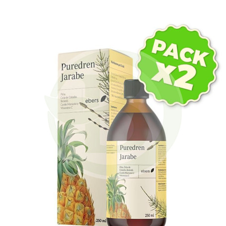 Pack 2x Puredren Jarabe 250 Ml Ebers