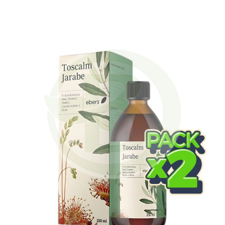 Pack 2x Toscalm Jarabe 250 Ml Ebers