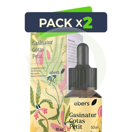 Pack 2x Gasinatur Gotas Petit 50 Ml Ebers