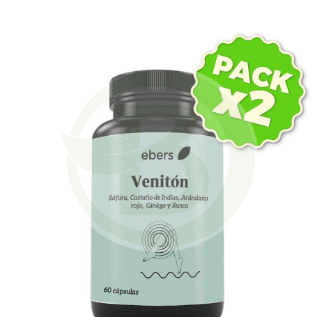 Pack 2x Venitón 60 Cápsulas Ebers