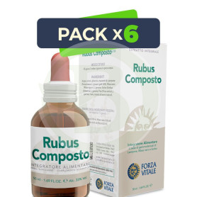 Pack 6x Rubus Composto 50Ml. Forza Vitale