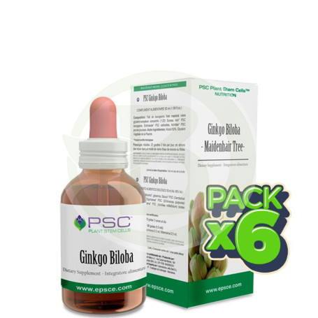 Pack 6x PSC Ginkgo Biloba 15Ml. Forza Vitale