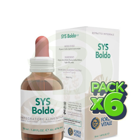 Pack 6x SYS Boldo 50Ml. Forza Vitale