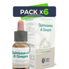 Pack 6x Quintaesencia de GIinepro 10Ml. Forza Vitale