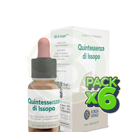 Pack 6x Quintaesencia de Issopo 10Ml. Forza Vitale