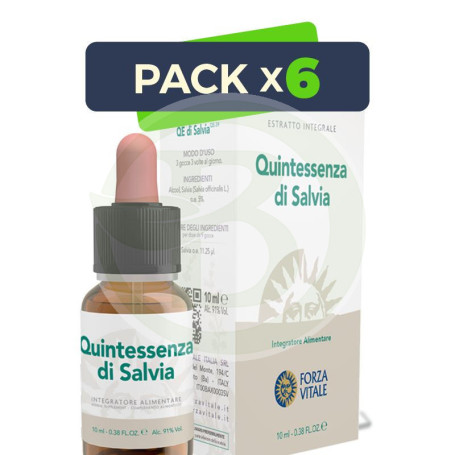 Pack 6x Quintaesencia de Salvia 10Ml. Forza Vitale