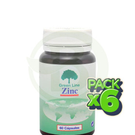 Pack 6x Zinc 60 Cápsulas Espadiet