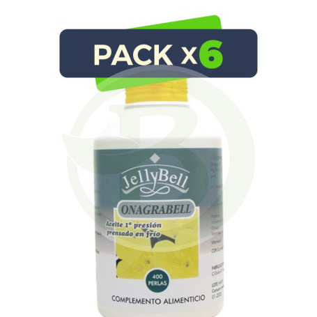 Pack 6x Onagrabell 400 Perlas Jellybell
