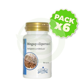Pack 6x Megapoliporus C 60 Cápsulas Jellybell
