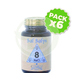 Pack 6x Sal Salys 8 NACL 90 Comprimidos Jellybell