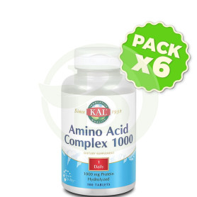 Pack 6x Amino Ácido Complex 100 Comprimidos Kal