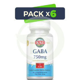 Pack 6x Small Gaba 30 Comprimidos Kal