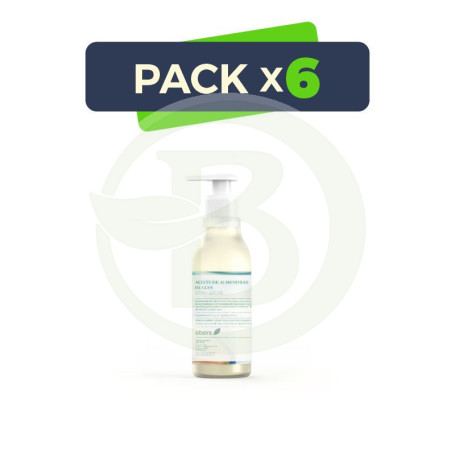 Pack 6x Aceite De Almendras Dulces 250 Ml Ebers