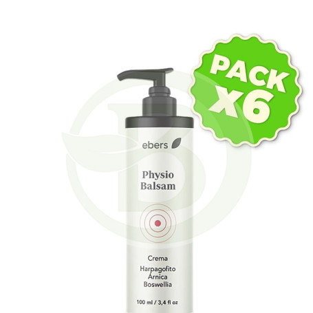 Pack 6x Physio Balsam 100 Ml Ebers