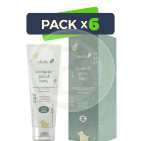Pack 6x Crema De Pañal Baby 75 Ml Ebers