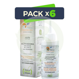 Pack 6x Locion Activadora Crecimiento 125 Ml Natural System Woman