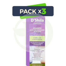 Pack 3x Champú Cabellos Castigados 125Ml. Shila