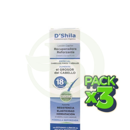 Pack 3x Locion Recuperadora Reforzante 35Ml. Shila
