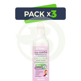 Pack 3x Fito-Jabón Dermoprotector Edad Escolar 500Ml. Shila