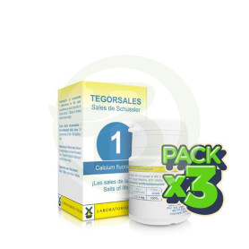 Pack 3x Sales de Schussler 1 (CaF) Tegor
