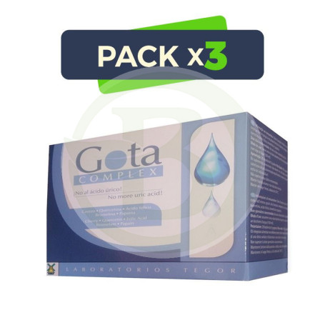 Pack 3x Gota Complex 20 Sobres Tegor