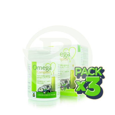 Pack 3x Omega Complex 30 Perlas Tegor