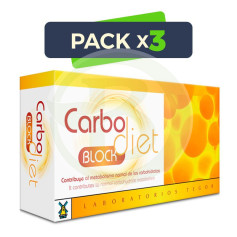 Pack 3x Carbodiet Block 60 Cápsulas Tegor